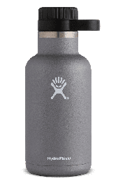 Smart Flask 64oz Double Walled Vacuum Insulated Stainless Steel Growler/Beverage Bottle with Carrying pouch with adjustable strap. 
