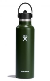Hydro Flask 21 oz Standard Mouth with Flex Straw Cap - Olive
