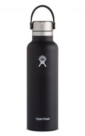 21 oz Standard Mouth with Stainless Steel Cap - Black