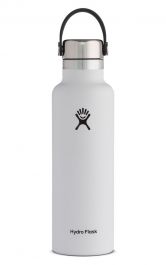 21 oz Standard Mouth with Stainless Steel Cap - white